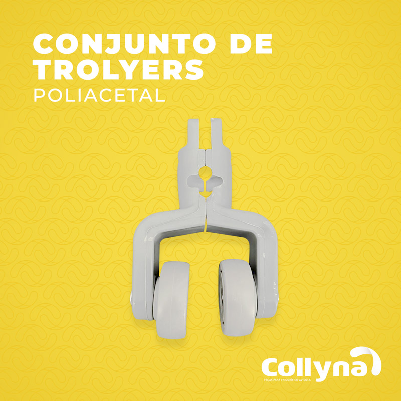 Conjunto de trolyers poliacetal