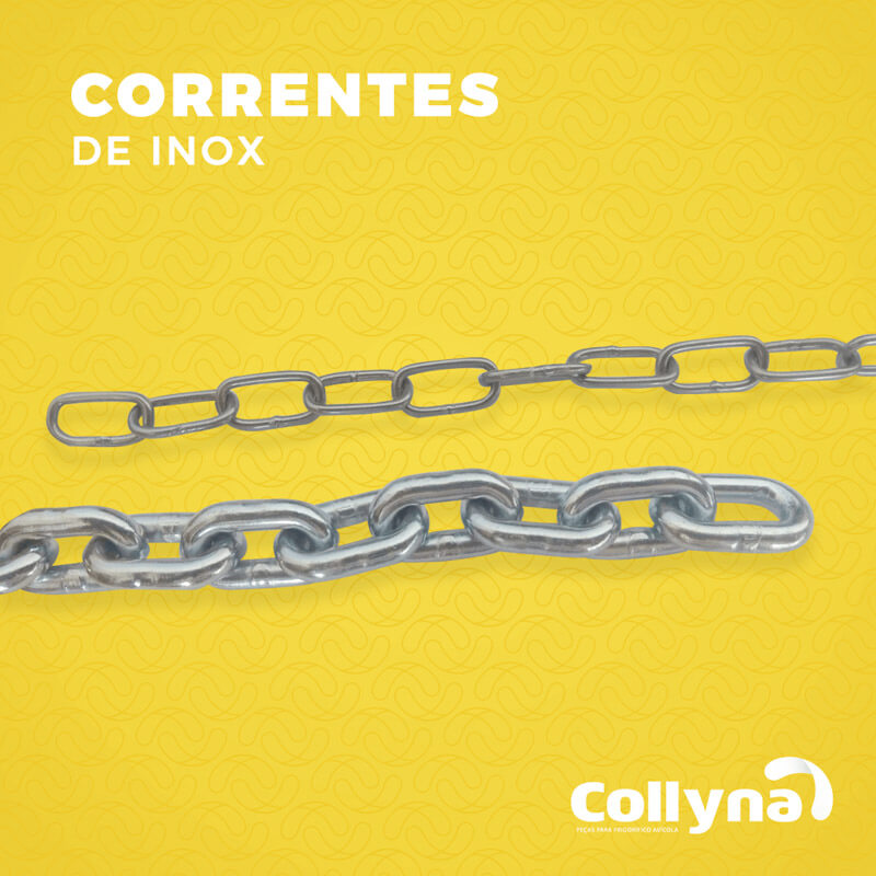 Correntes de inox