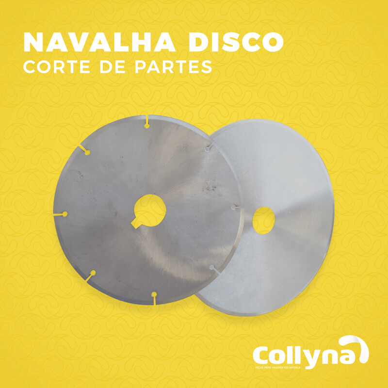 Navalha disco corte de partes