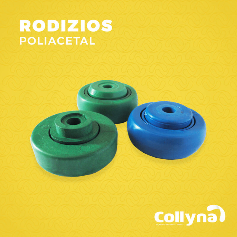 Rodízios poliacetal